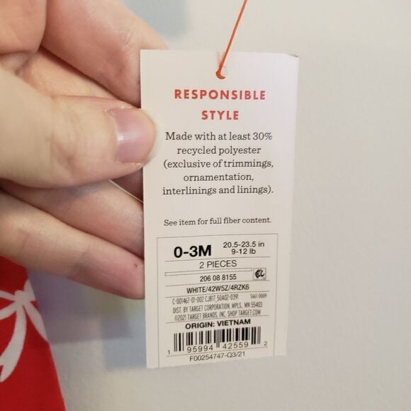 CAT & JACK CHRISTMAS REINDEER TWO PIECE SET SIZE 0-3 MONTHS NWT - Picture 2 of 4